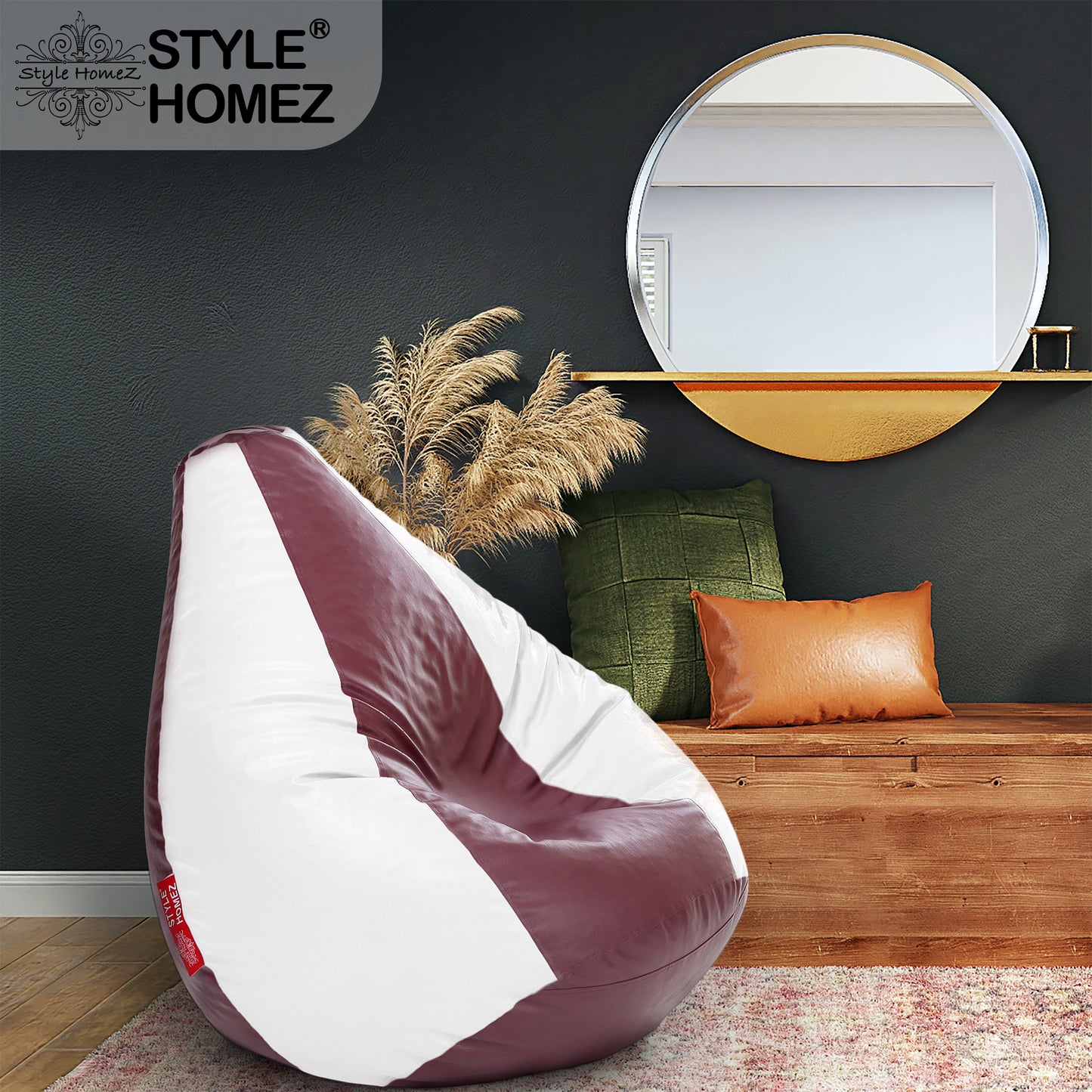 Classic - Leatherette Bean Bag With Fillers - XXXL