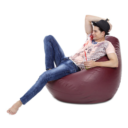 Classic - Leatherette Bean Bag With Fillers - XXXL