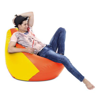 Classic - Leatherette Bean Bag With Fillers - XXXL