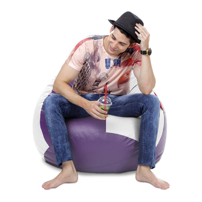 Classic - Leatherette Bean Bag With Fillers - XXXL