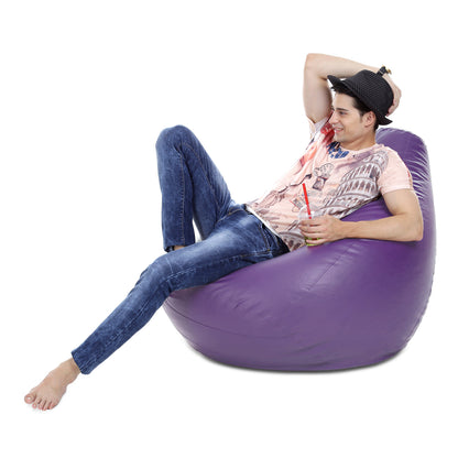 Classic - Leatherette Bean Bag With Fillers - XXXL