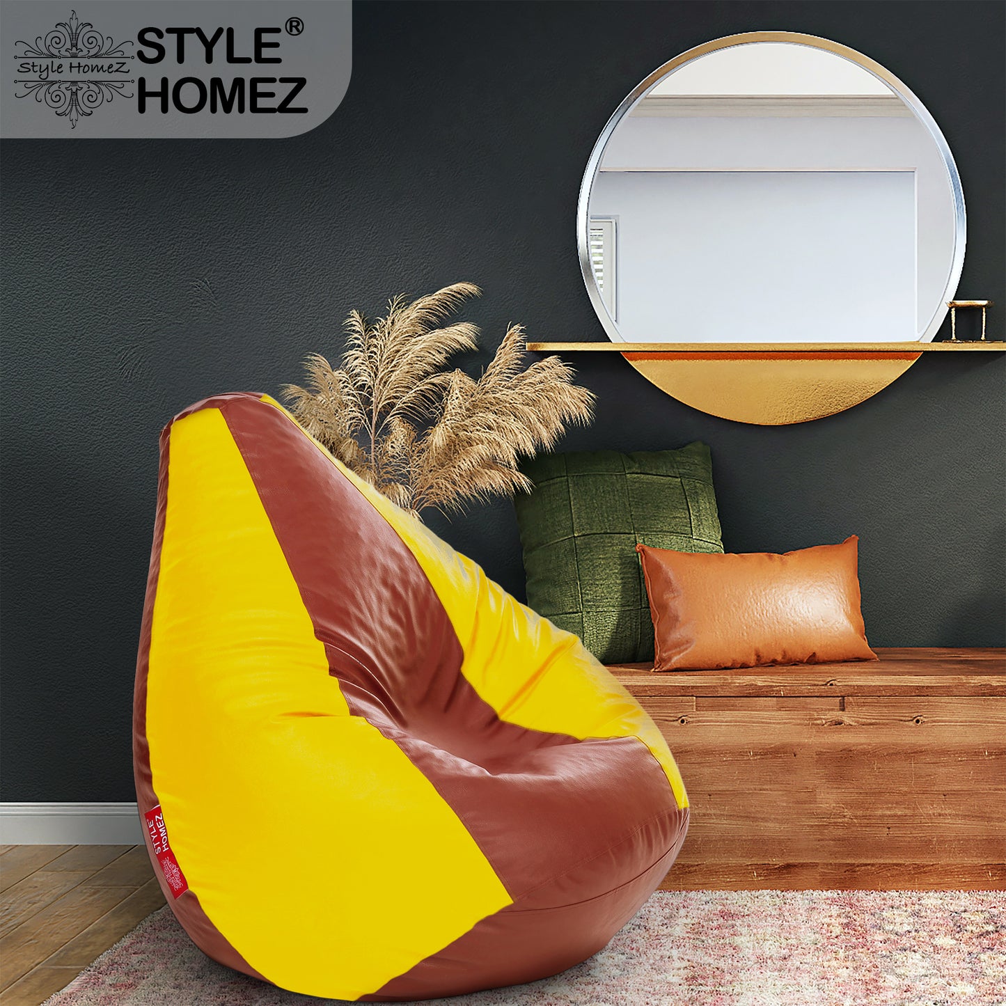 Classic - Leatherette Bean Bag With Fillers - XXXL