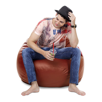 Classic - Leatherette Bean Bag With Fillers - XXXL