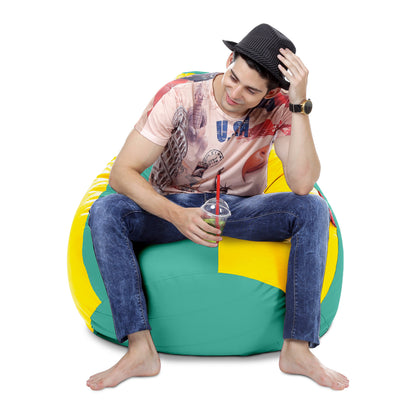 Classic - Leatherette Bean Bag With Fillers - XXXL