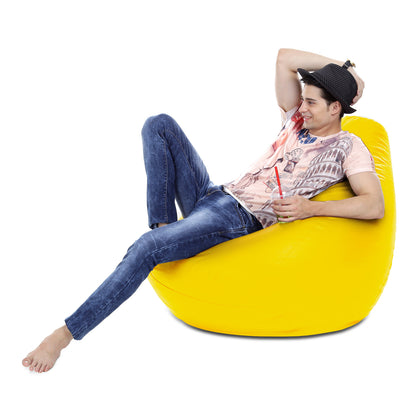 Classic - Leatherette Bean Bag With Fillers - XXXL