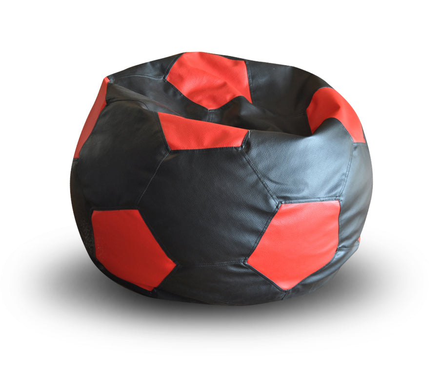 Leatherette Football Bean Bag With Fillers - XXL