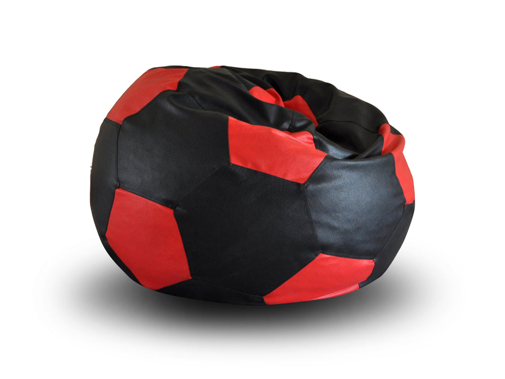 Leatherette Football Bean Bag With Fillers - XXL