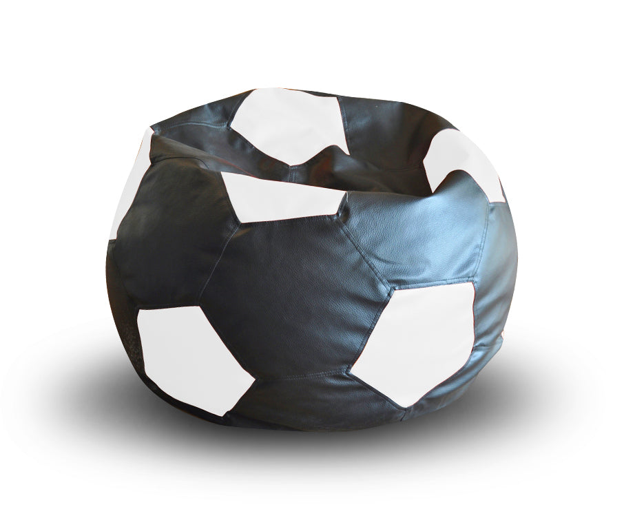 Leatherette Football Bean Bag With Fillers - XXL