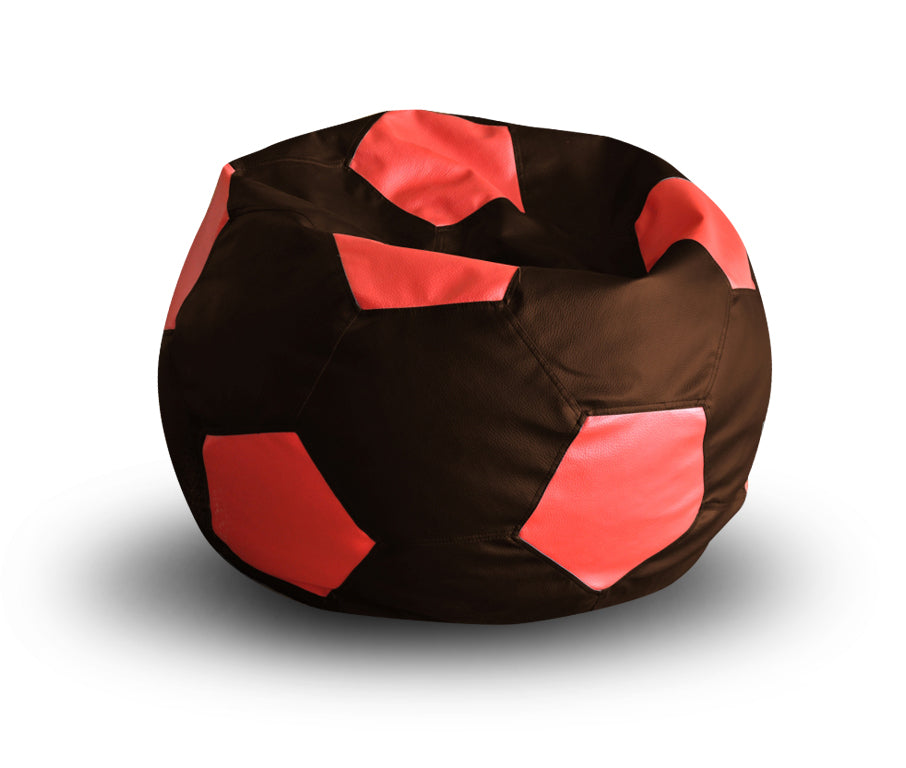 Leatherette Football Bean Bag With Fillers - XXL