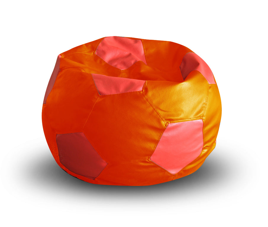 Leatherette Football Bean Bag With Fillers - XXL
