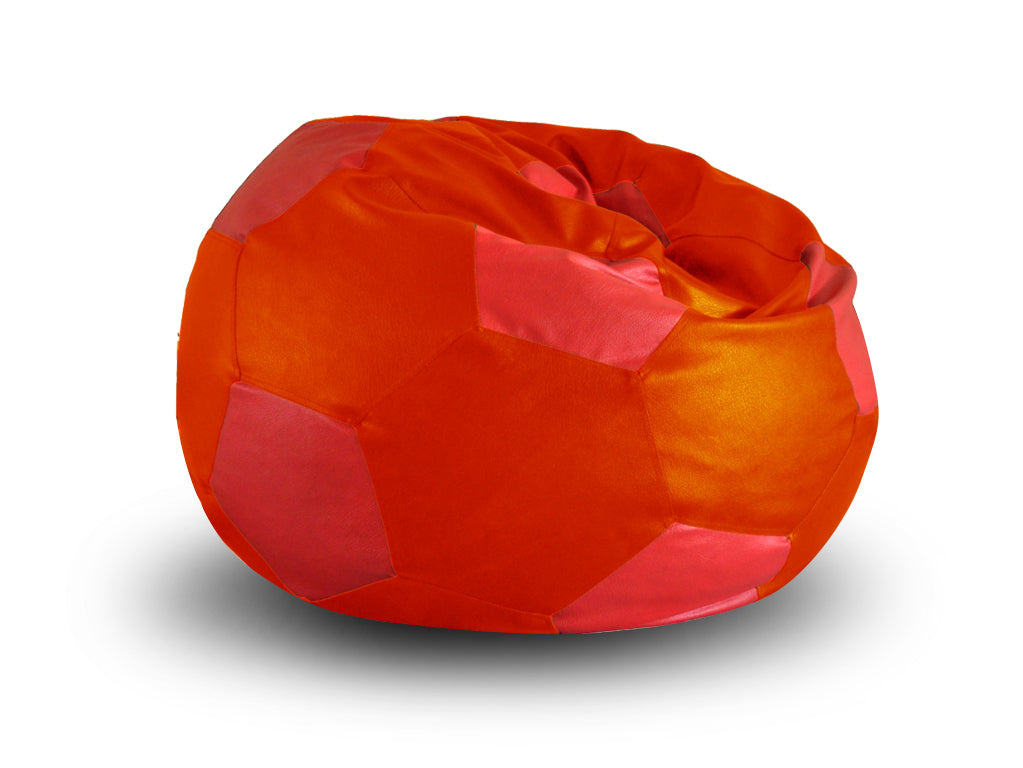 Leatherette Football Bean Bag With Fillers - XXL