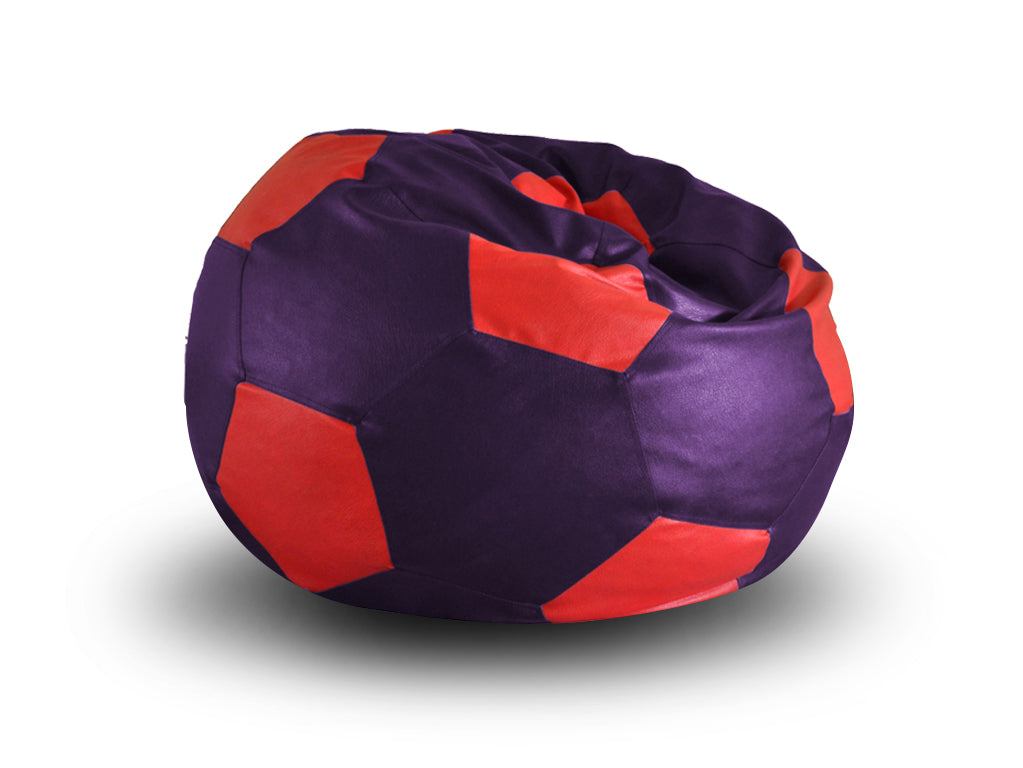 Leatherette Football Bean Bag With Fillers - XXL
