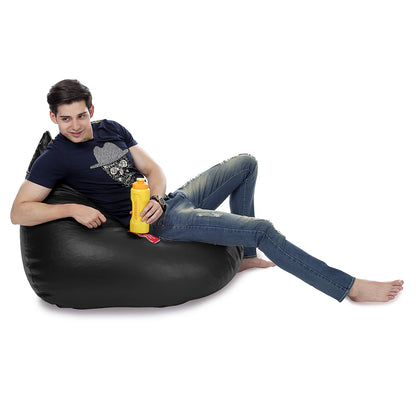 HumBug - Leatherette Bean Bag With Fillers - XL