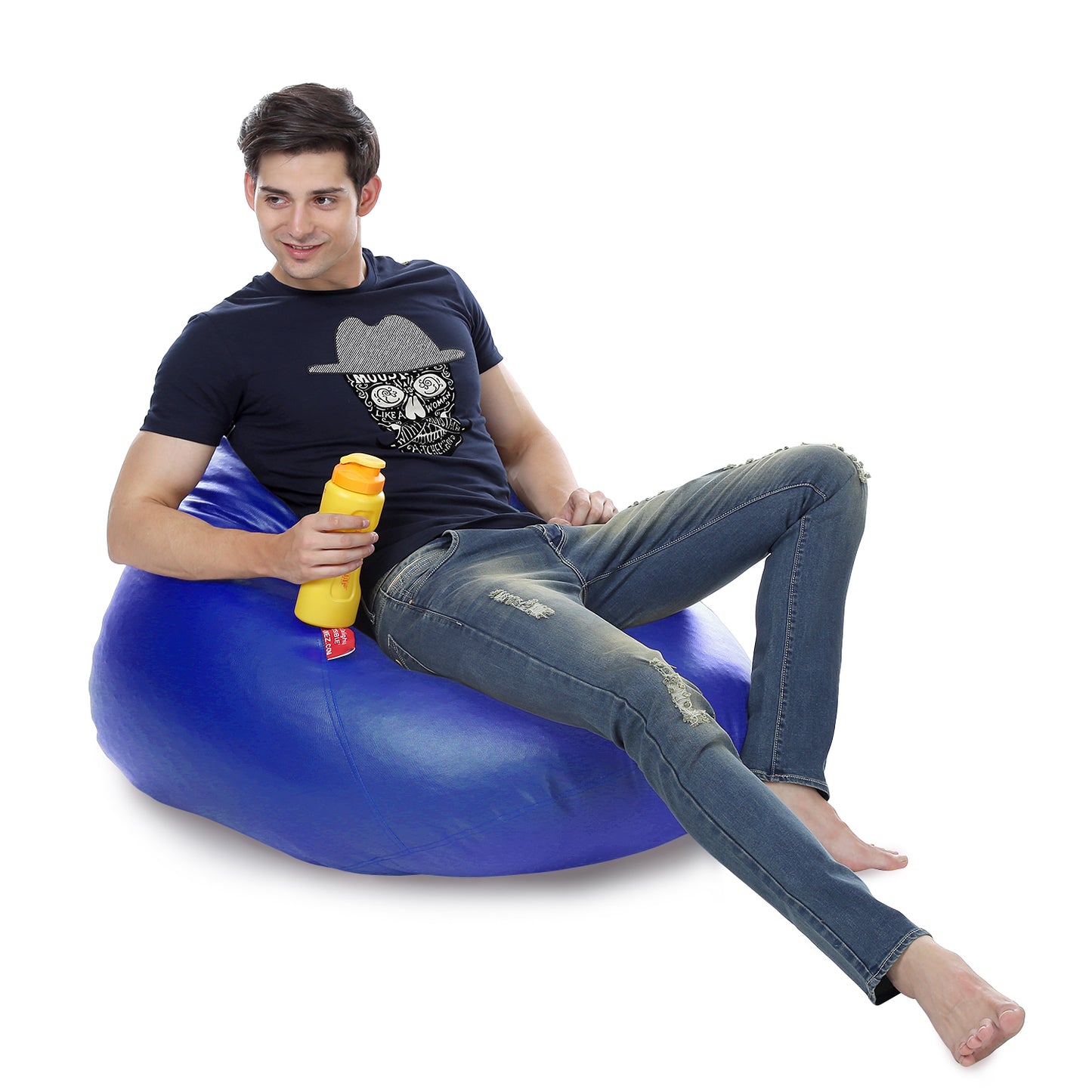 HumBug - Leatherette Bean Bag With Fillers - XL
