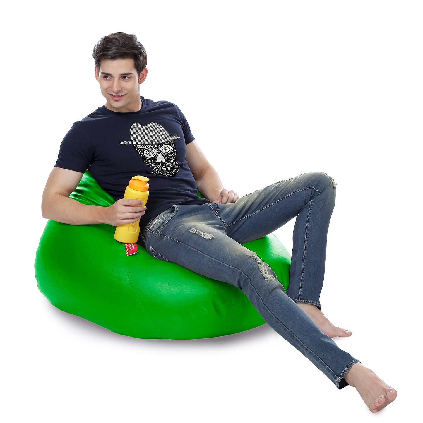 HumBug - Leatherette Bean Bag With Fillers - XL