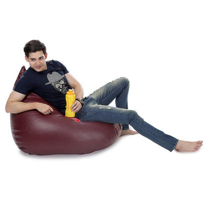 HumBug - Leatherette Bean Bag With Fillers - XL