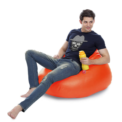 HumBug - Leatherette Bean Bag With Fillers - XL