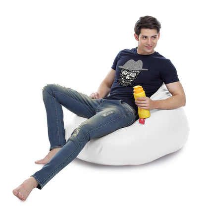HumBug - Leatherette Bean Bag With Fillers - XL