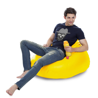 HumBug - Leatherette Bean Bag With Fillers - XL