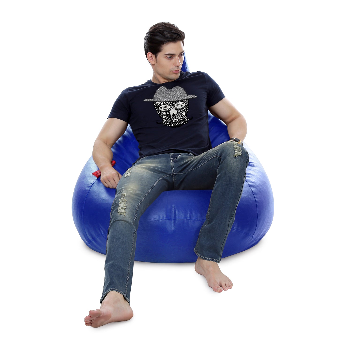 HumBug - Leatherette Bean Bag With Fillers - XXL