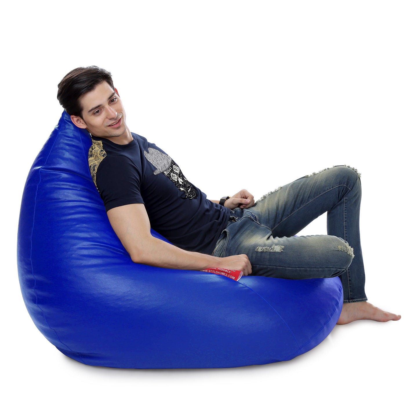 HumBug - Leatherette Bean Bag With Fillers - XXL