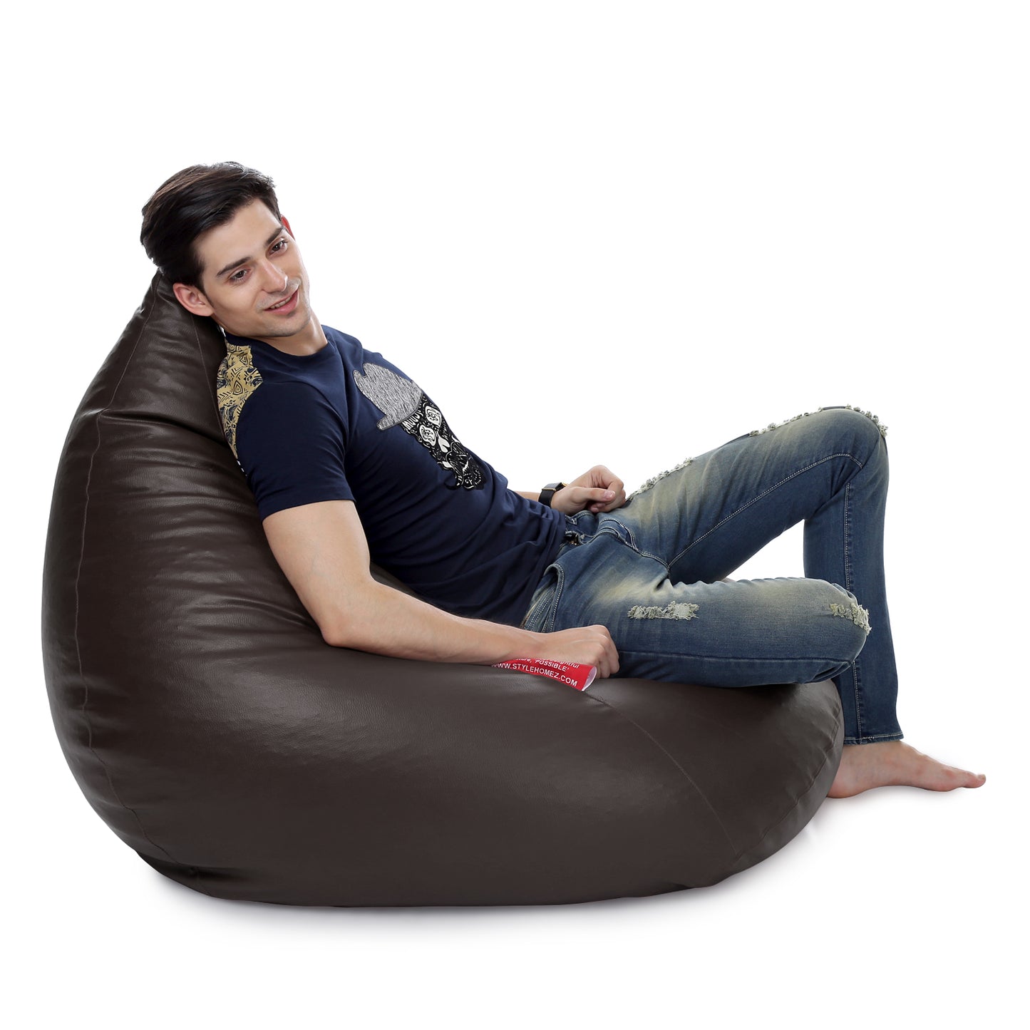 HumBug - Leatherette Bean Bag With Fillers - XXL