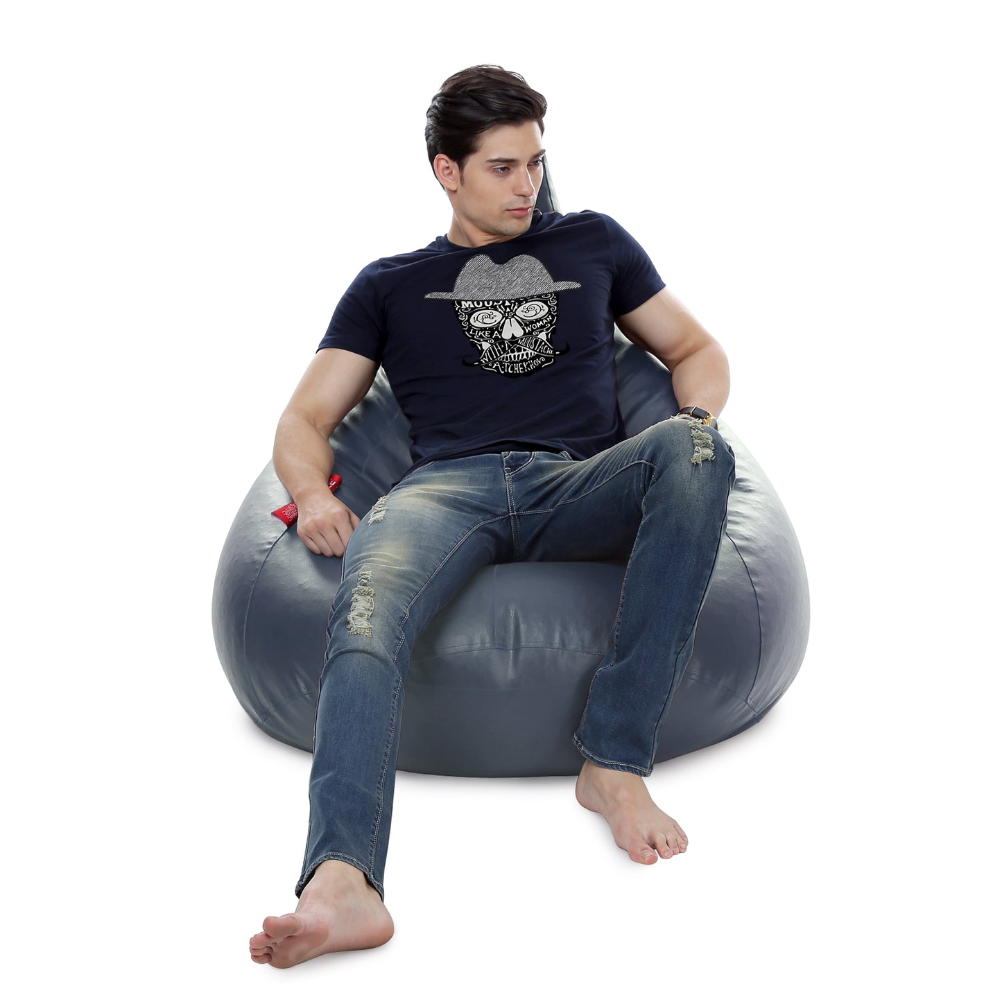 HumBug - Leatherette Bean Bag With Fillers - XXL