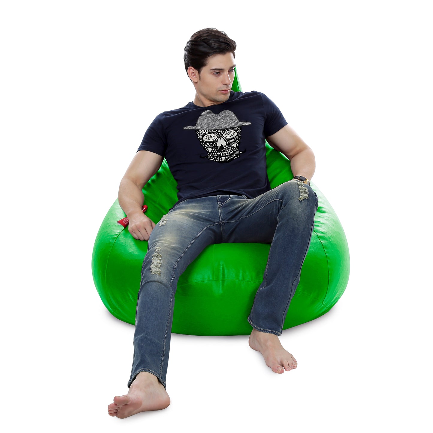 HumBug - Leatherette Bean Bag With Fillers - XXL