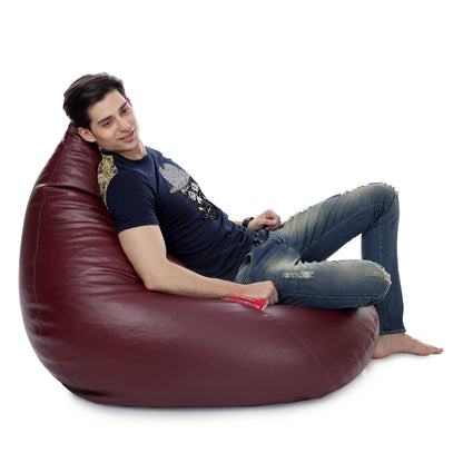 HumBug - Leatherette Bean Bag With Fillers - XXL