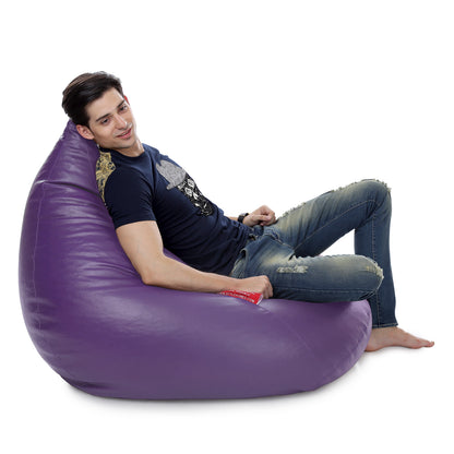 HumBug - Leatherette Bean Bag With Fillers - XXL