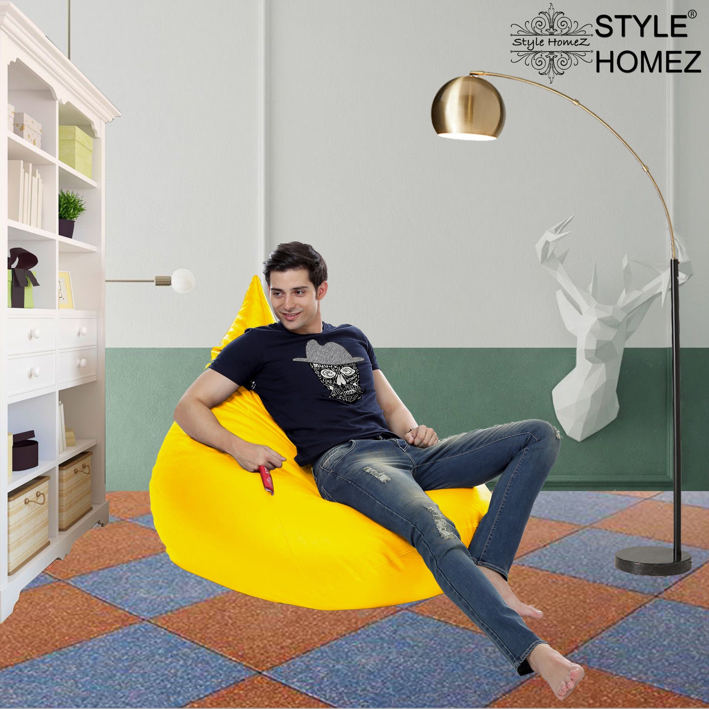 HumBug - Leatherette Bean Bag With Fillers - XXL