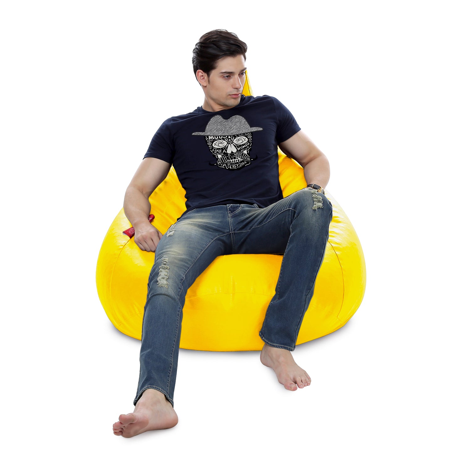 HumBug - Leatherette Bean Bag With Fillers - XXL