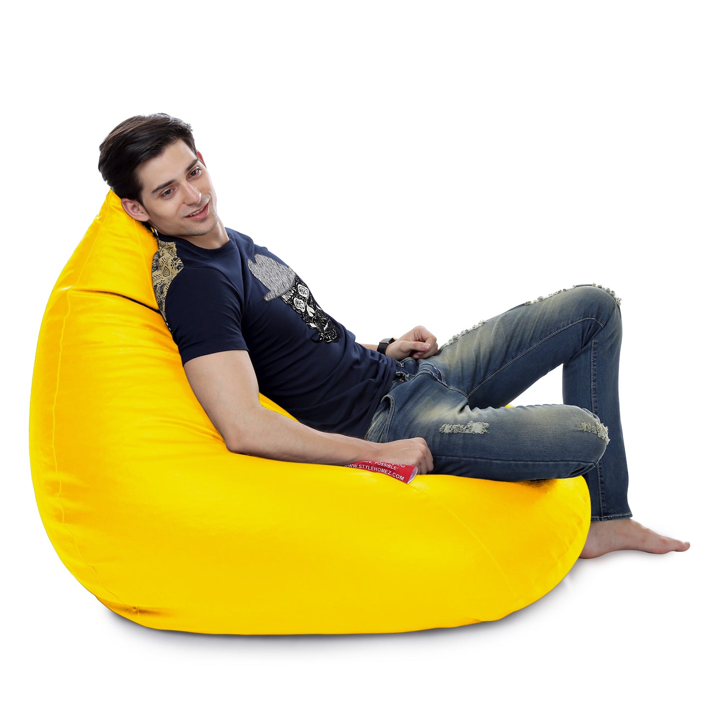 HumBug - Leatherette Bean Bag With Fillers - XXL