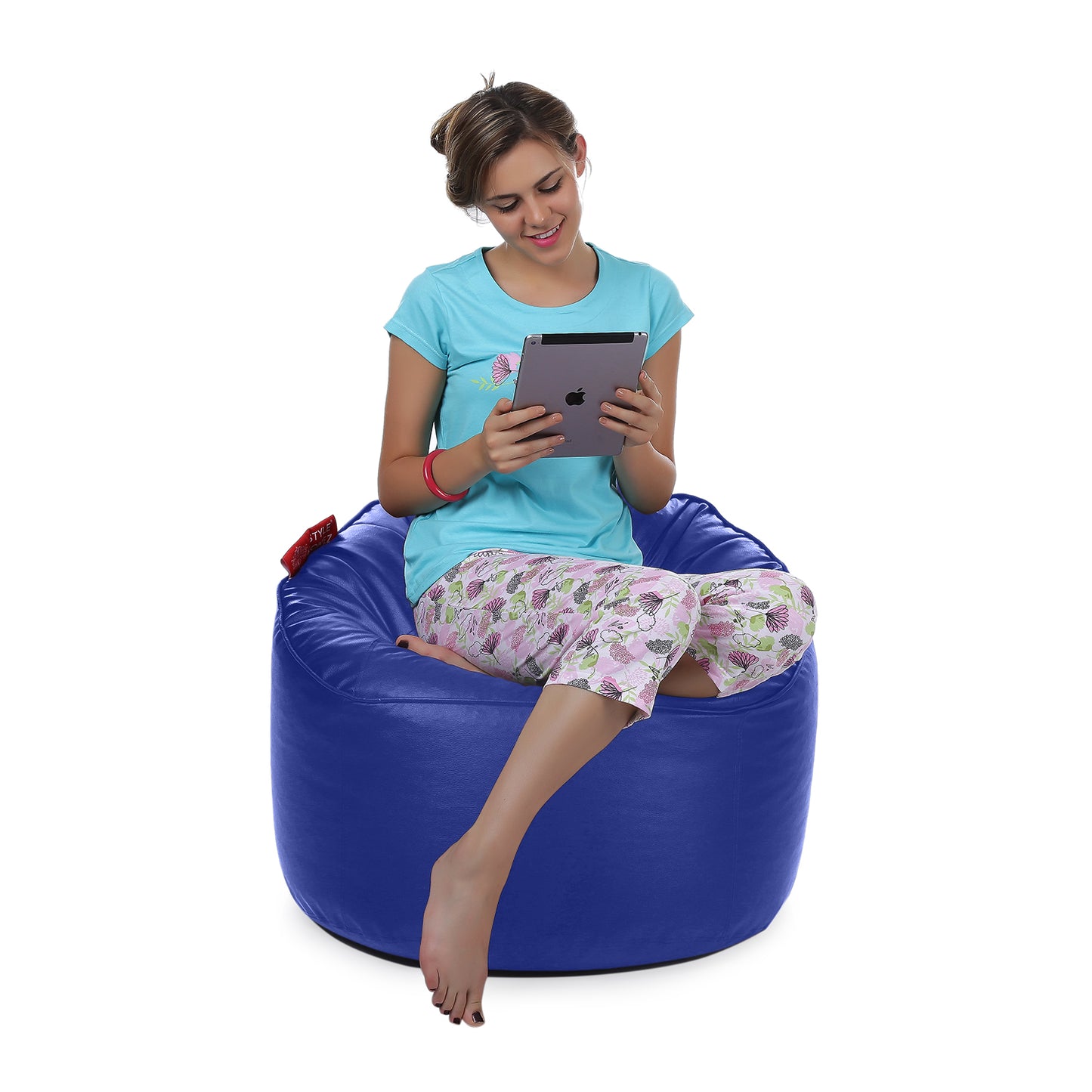 Leatherette Bean Lounger Filled With Beans - XXL Size