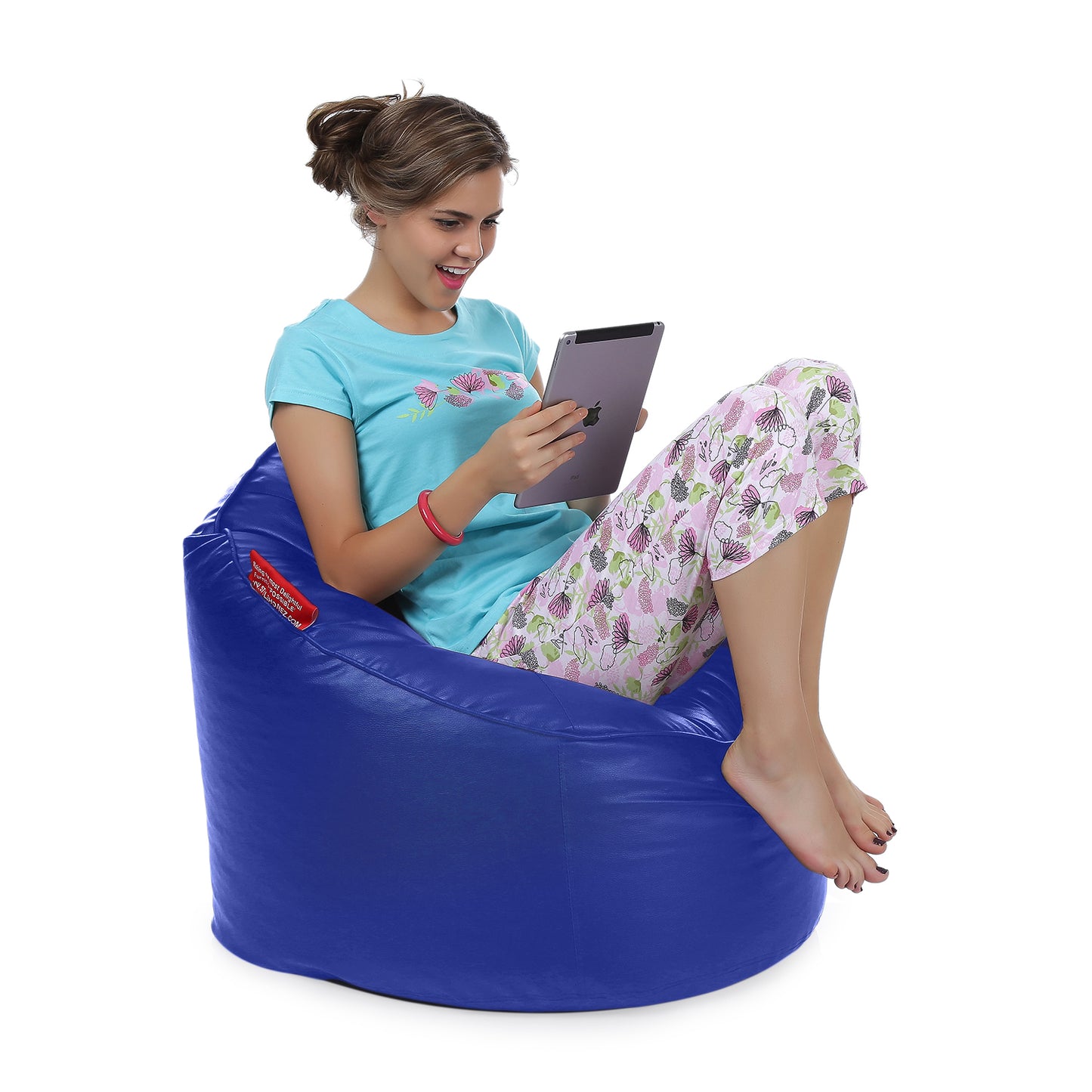 Leatherette Bean Lounger Filled With Beans - XXL Size
