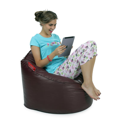 Leatherette Bean Lounger Filled With Beans - XXL Size