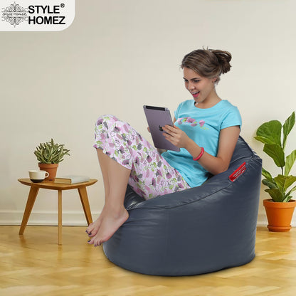 Leatherette Bean Lounger Filled With Beans - XXL Size