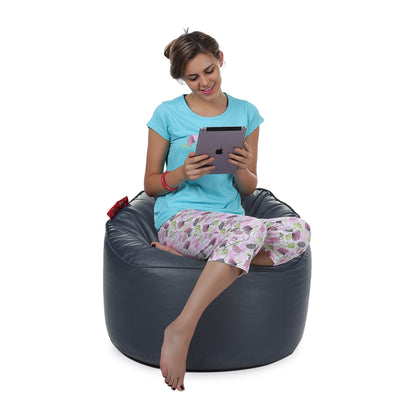 Leatherette Bean Lounger Filled With Beans - XXL Size