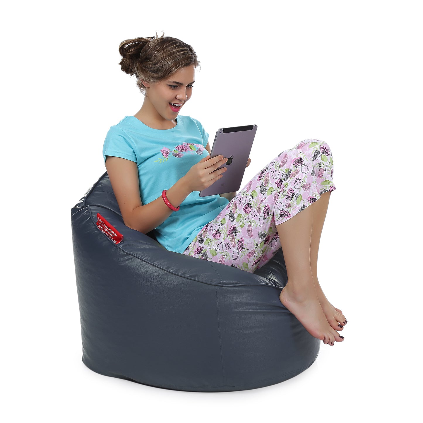 Leatherette Bean Lounger Filled With Beans - XXL Size