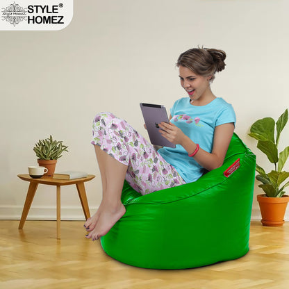 Leatherette Bean Lounger Filled With Beans - XXL Size