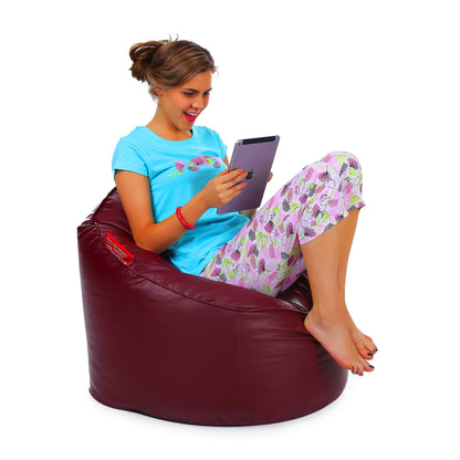 Leatherette Bean Lounger Filled With Beans - XXL Size