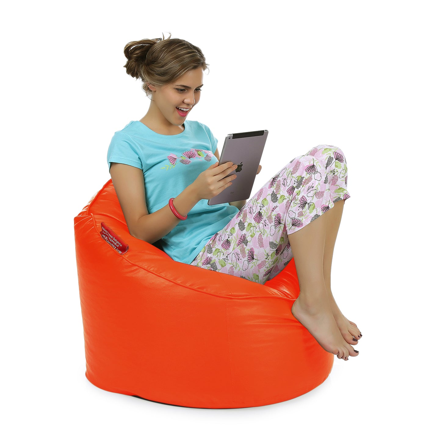 Leatherette Bean Lounger Filled With Beans - XXL Size