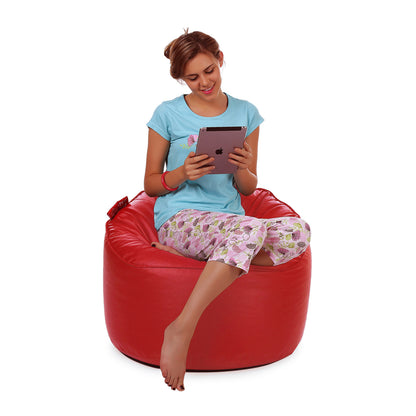 Leatherette Bean Lounger Filled With Beans - XXL Size
