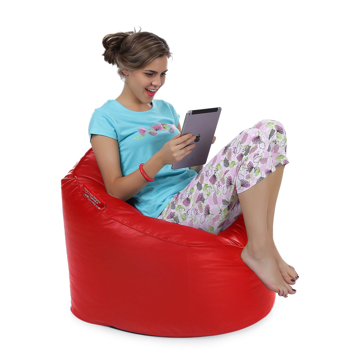 Leatherette Bean Lounger Filled With Beans - XXL Size