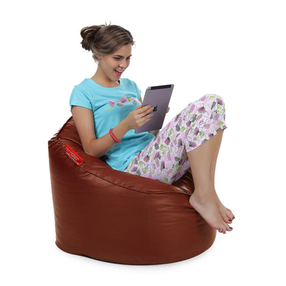 Leatherette Bean Lounger Filled With Beans - XXL Size