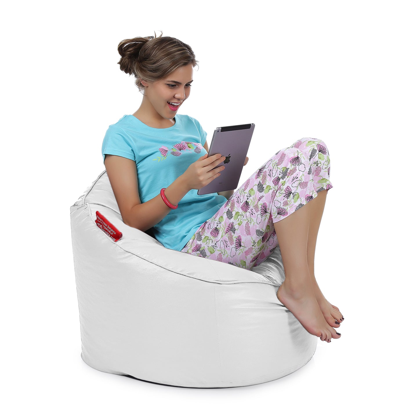 Leatherette Bean Lounger Filled With Beans - XXL Size