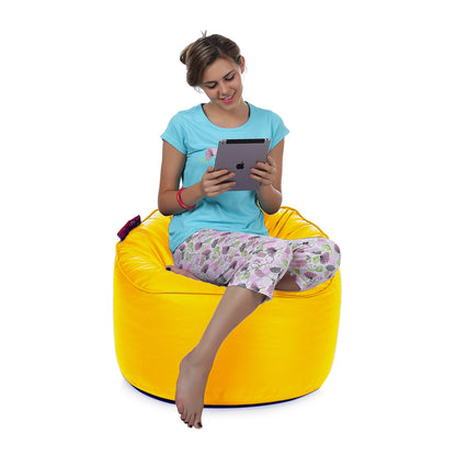 Leatherette Bean Lounger Filled With Beans - XXL Size