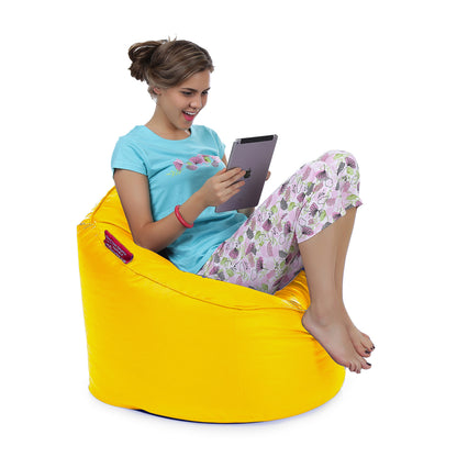 Leatherette Bean Lounger Filled With Beans - XXL Size