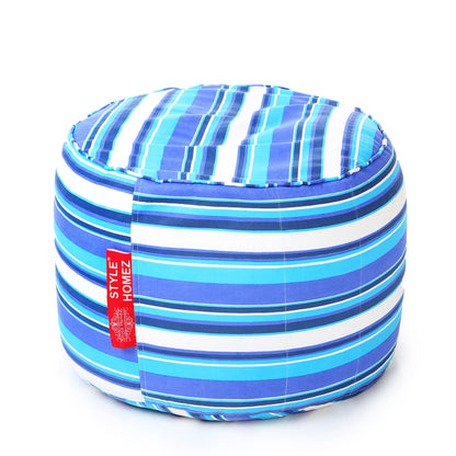 Round - Ottoman Printed Bean Bag With Fillers - Large