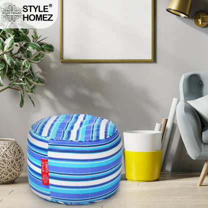 Round - Ottoman Printed Bean Bag With Fillers - Large
